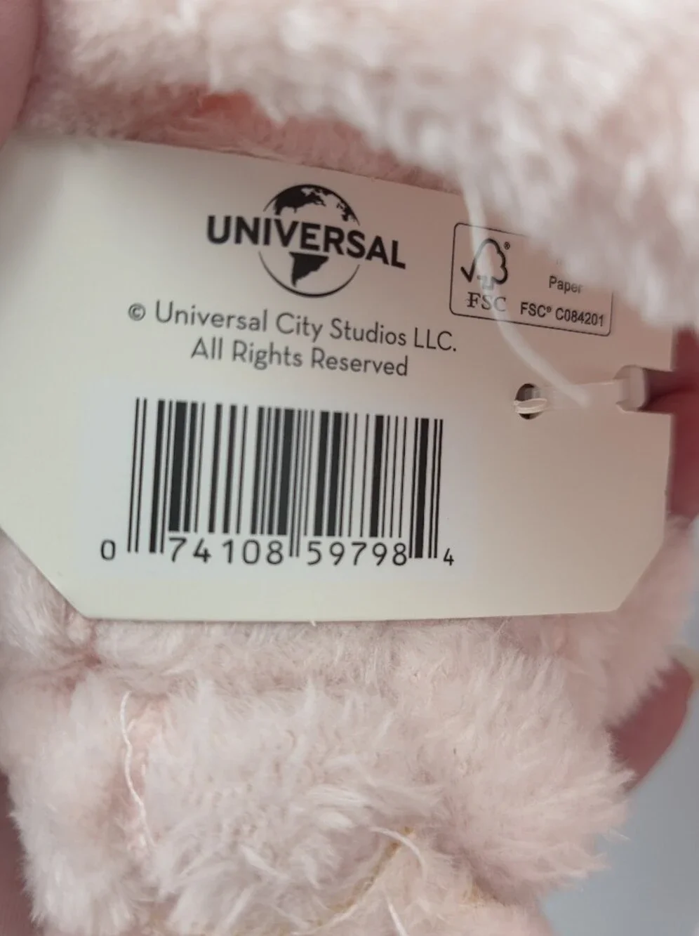 Pink Travel Cosmetic Bag with 5 Sheet Masks, Plush Headband & Bobby Pin